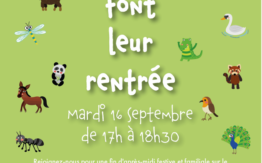 Les animaux font leur rentrée – atelier CPIE
