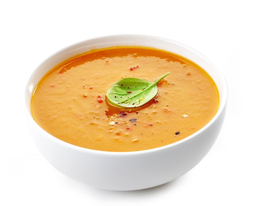 Bowl of squash soup