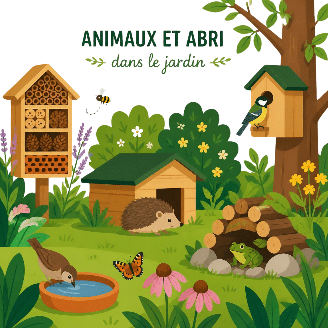 Un jardin plein de vie
